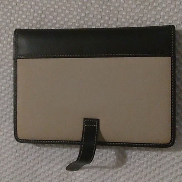 Coach Photo Book Black Leather The Hamptons Collection Picture Album 4" x 6 - Picture 3 of 6